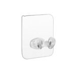 Transparent Multi-Function Wall Storage Hooks – No Drill, Reusable