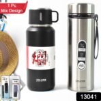 900ML Stainless Steel Vacuum Insulated Water Bottle - Leak Proof - Image 2