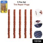 Tyre Repair Brown Emergency Puncture Seal Strips (5 Pcs Set) - Image 2