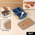 Plastic Lunch Box for Kids, Lunch Box (3 Compartment Lunch Box) - Image 2