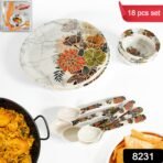 Dream 18-Piece Plastic Dinner Set - Image 2