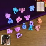Colorful Mini Hair Clips for Girls - 3 Piece Set