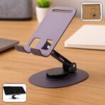 Foldable 360° Rotatable Mobile Stand with Adjustable Angles (1 Pc)
