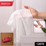 Ultra Soft Compact Disposable Travel Towel 30x25 cm - 1 Pc - Image 2