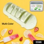Cartoon Ice Candy Mold – 4-Cup Multicolor Set (1 Pc) - Image 2