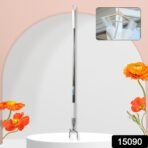 Stainless Steel Telescopic Pole Clothes Hooks Hanger (1 Pc / 155 cm) - Image 2