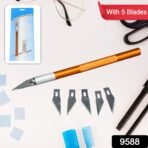 Precision Electronic Spices Cutting Knife with 5 Extra Sharp Blades (1 Set) - Image 2