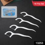 2-in-1 Portable Tooth Picks and Flosses – 50 Pc Set - Image 2
