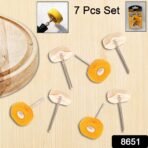 Polisher Buffer Wheel 7-Pc Set for Metal & Jewelry Polishing - Image 2