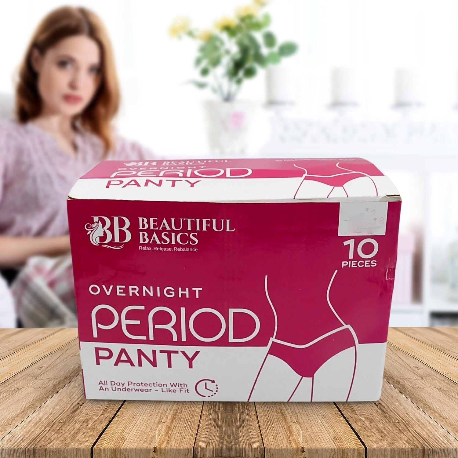 sku-Recovered_6ec8a5b1-f6f2-420a-a6b9-de932a32b711.jpg Women's Emergency Kit, Travel Kit- Includes Seamless Underwear, Pantyliner, Feminine Hygiene Sachet First Period Kit (10 Pcs) - Image 1