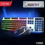 104 Key Colorful Lighting Keyboard Mouse Set (2 Pc Set) - Image 2