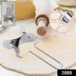 Stainless Steel Puri Cutter Roller for Easy Dough Cutting - Image 2